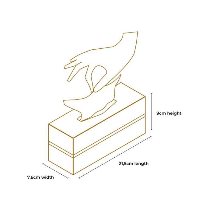 ⁦علبة مناديل برونزية⁩ - الصورة ⁦3⁩